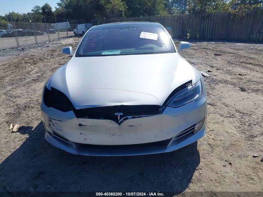 2017 Tesla Model S 100D/60D/75D/90D/P100D VIN: 5YJSA1E27HF226846 Lot: 40360200