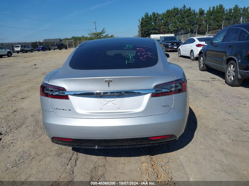 2017 Tesla Model S 100D/60D/75D/90D/P100D VIN: 5YJSA1E27HF226846 Lot: 40360200