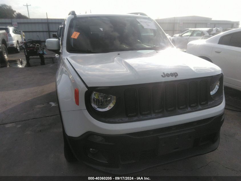 2018 Jeep Renegade Altitude 4X4 VIN: ZACCJBBH7JPH41444 Lot: 40360205