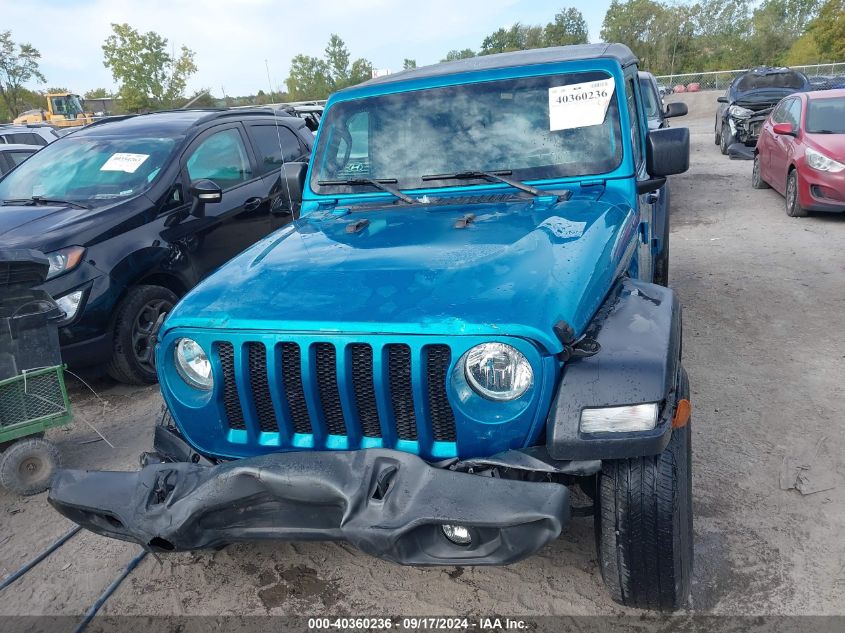 2020 Jeep Wrangler Unlimited Sport S 4X4 VIN: 1C4HJXDNXLW222187 Lot: 40360236