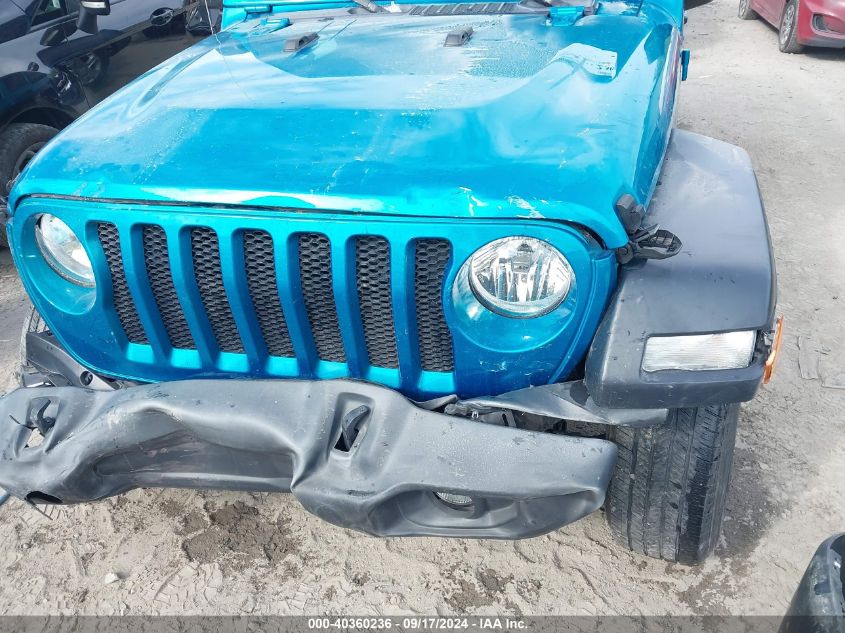 2020 Jeep Wrangler Unlimited Sport S 4X4 VIN: 1C4HJXDNXLW222187 Lot: 40360236