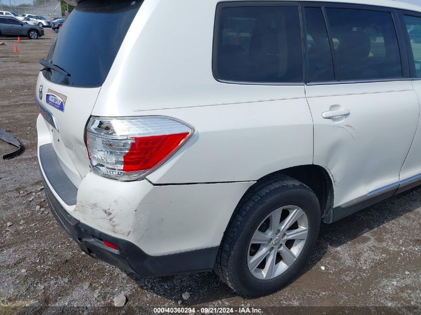 2012 Toyota Highlander VIN: 5TDZA3EHXCS028877 Lot: 40360294