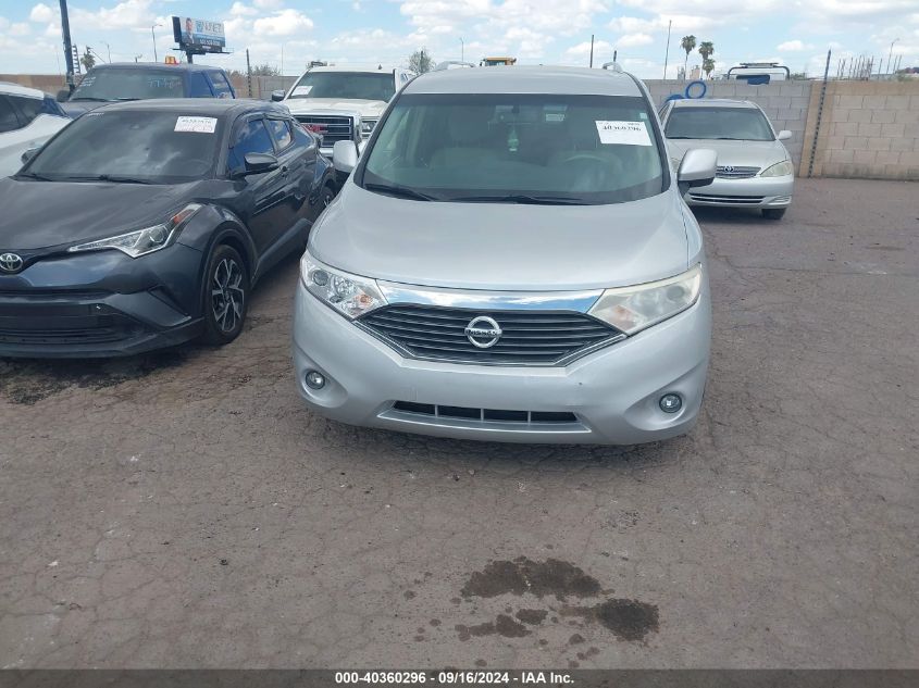 2016 Nissan Quest Platinum/S/Sl/Sv VIN: JN8AE2KP1G9150320 Lot: 40360296