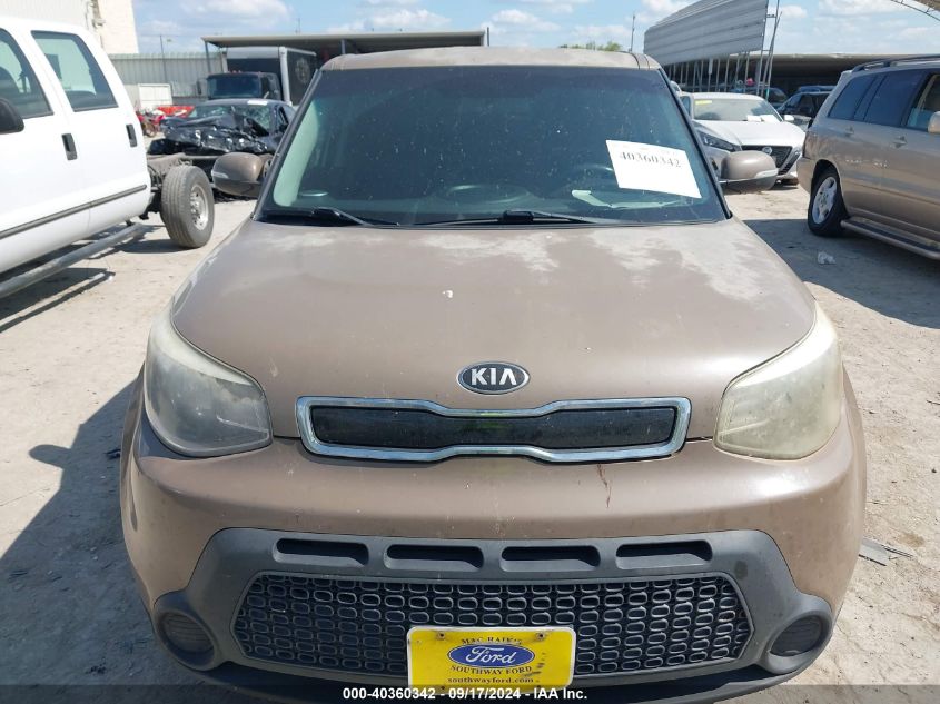 2014 Kia Soul + VIN: KNDJP3A54E7036767 Lot: 40360342