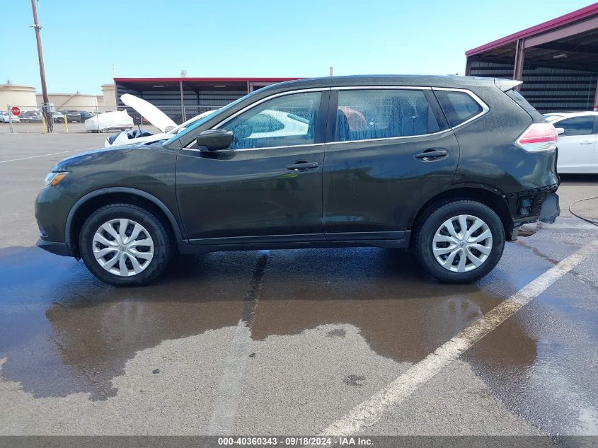 2016 Nissan Rogue S VIN: JN8AT2MT4GW018346 Lot: 40360343