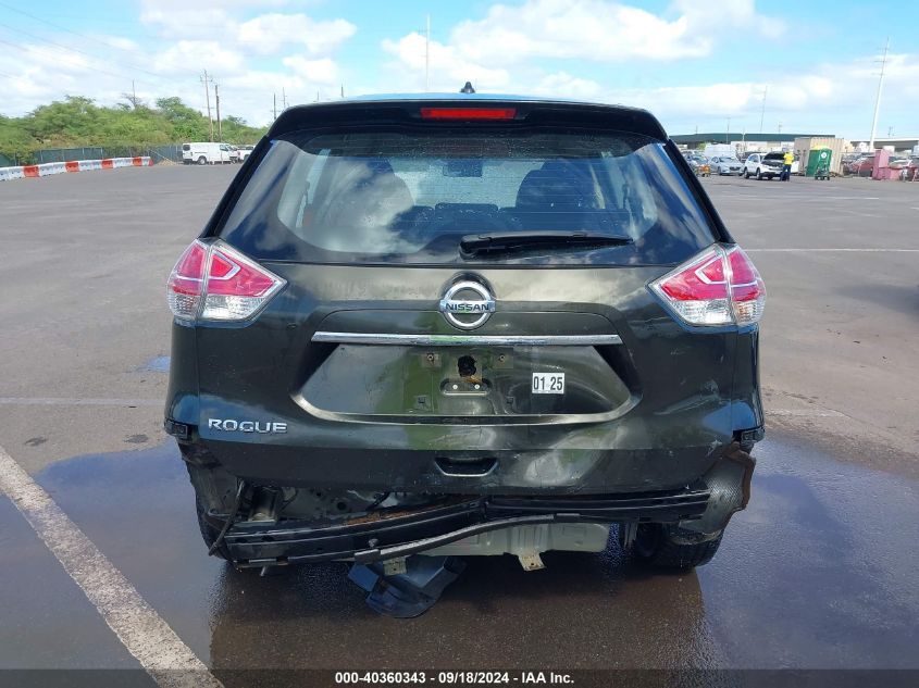 2016 Nissan Rogue S VIN: JN8AT2MT4GW018346 Lot: 40360343