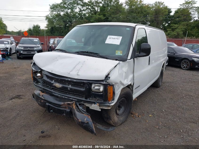 2002 Chevrolet Express VIN: 1GCFG25M321119168 Lot: 40360345