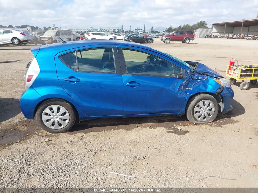 JTDKDTB35E1571734 2014 Toyota Prius C Two