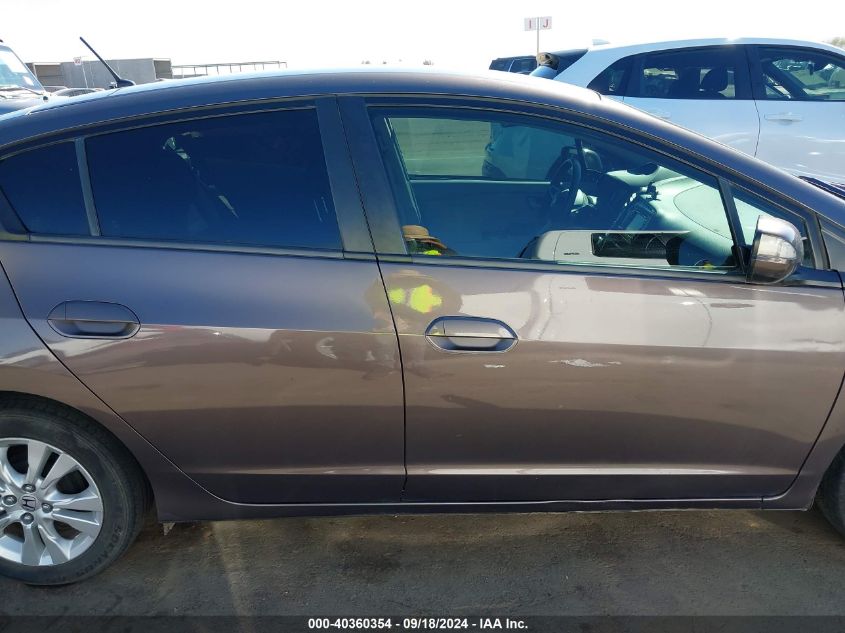 JHMZE2H76DS000101 2013 Honda Insight Ex