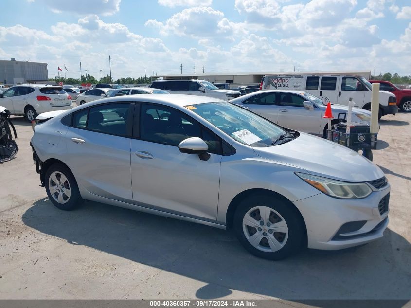 2016 Chevrolet Cruze Ls Auto VIN: 1G1BC5SM2G7315325 Lot: 40360357