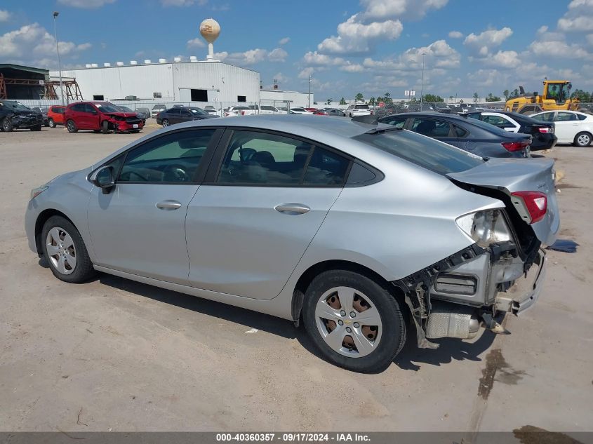 2016 Chevrolet Cruze Ls Auto VIN: 1G1BC5SM2G7315325 Lot: 40360357