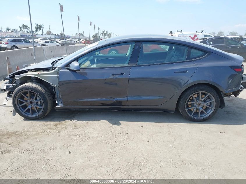 2021 Tesla Model 3 Standard Range Plus Rear-Wheel Drive VIN: 5YJ3E1EA4MF996142 Lot: 40360396