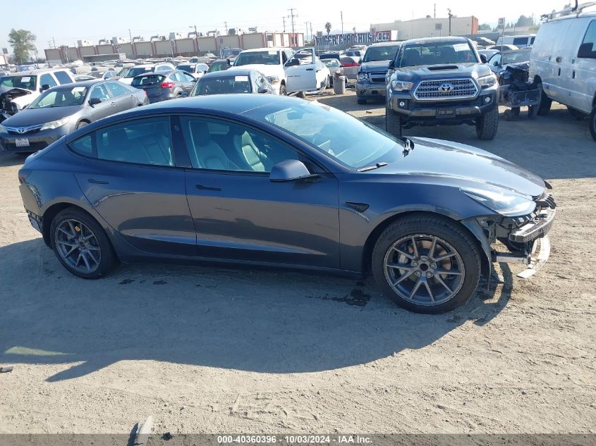 2021 Tesla Model 3 Standard Range Plus Rear-Wheel Drive VIN: 5YJ3E1EA4MF996142 Lot: 40360396