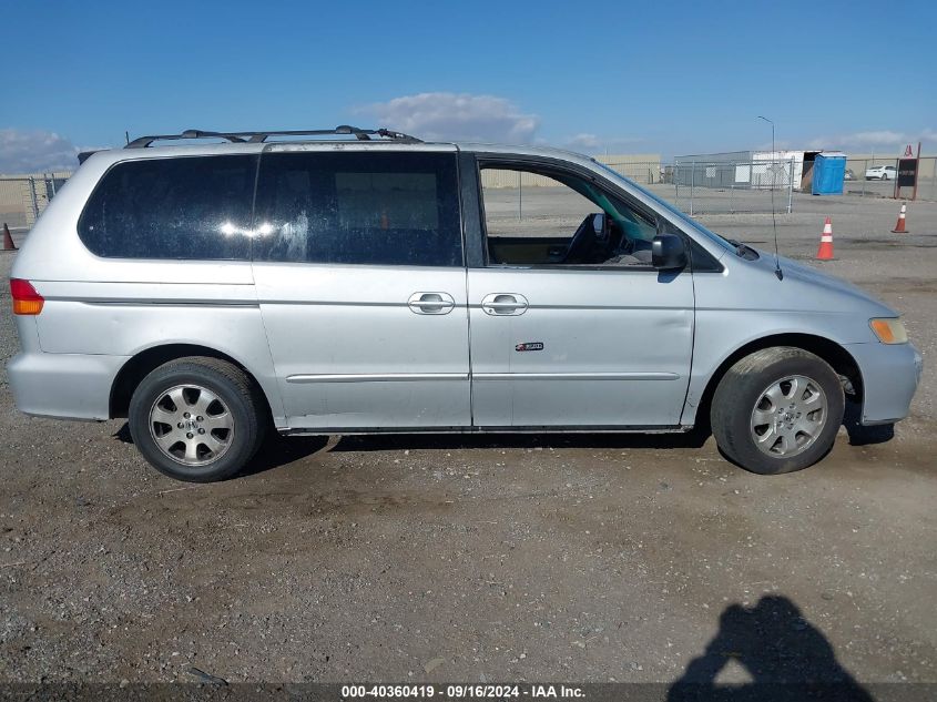 2002 Honda Odyssey Ex VIN: 2HKRL18672H500403 Lot: 40360419