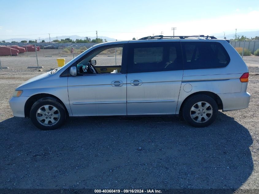 2002 Honda Odyssey Ex VIN: 2HKRL18672H500403 Lot: 40360419