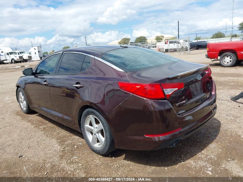 2014 Kia Optima Lx VIN: 5XXGM4A79EG261820 Lot: 40360427