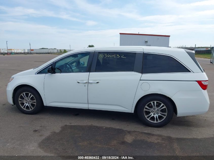 2011 Honda Odyssey Exl VIN: 5FNRL5H61BB057400 Lot: 40360432