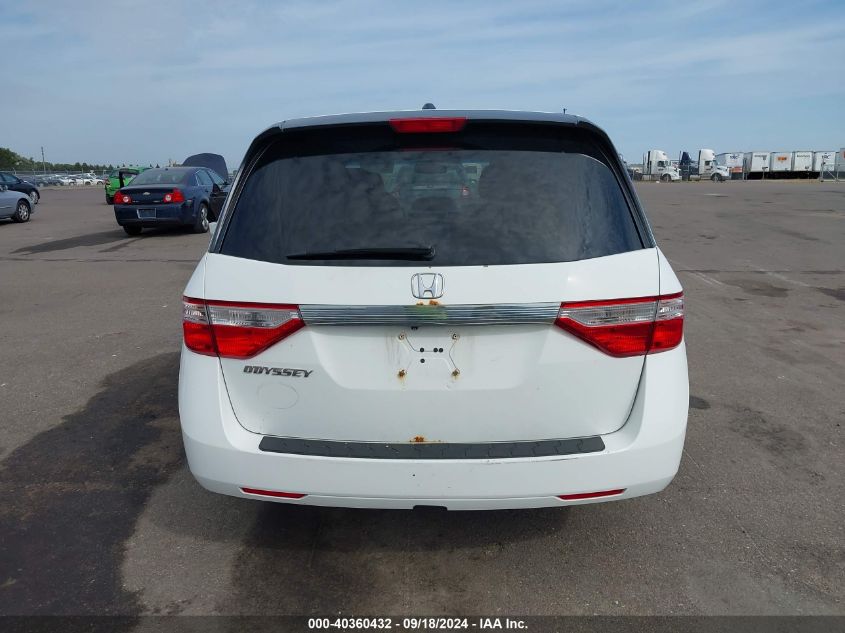 2011 Honda Odyssey Exl VIN: 5FNRL5H61BB057400 Lot: 40360432