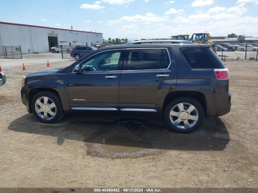 2013 GMC Terrain Denali VIN: 2GKFLYE38D6417080 Lot: 40360452