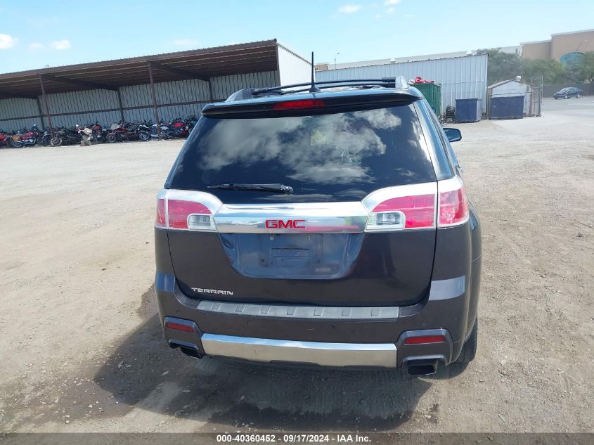 2013 GMC Terrain Denali VIN: 2GKFLYE38D6417080 Lot: 40360452