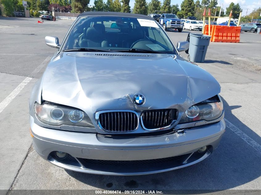 2006 BMW 325Ci VIN: WBABW33406PX87987 Lot: 40360474