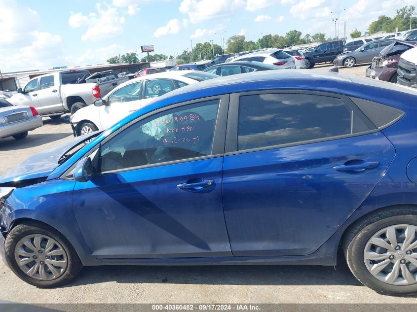 2022 Hyundai Accent Se VIN: 3KPC24A61NE185661 Lot: 40360482