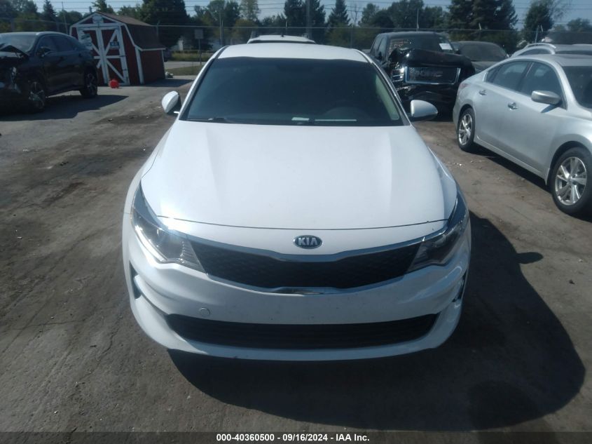 2016 Kia Optima Lx VIN: KNAGT4L3XG5104394 Lot: 40360500