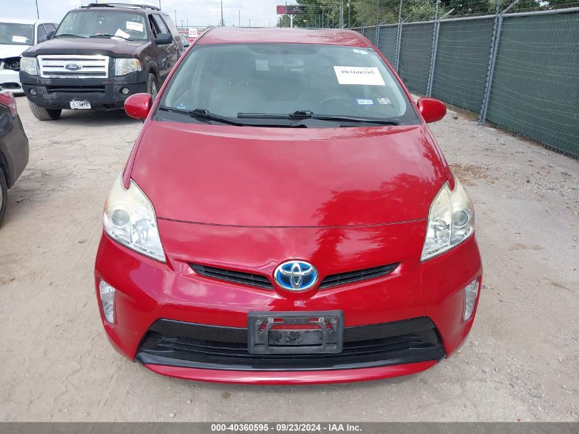 JTDKN3DU0D0340926 2013 Toyota Prius Three