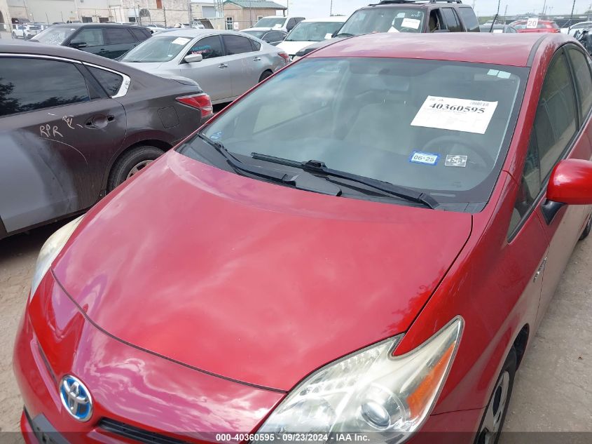 2013 Toyota Prius Three VIN: JTDKN3DU0D0340926 Lot: 40360595