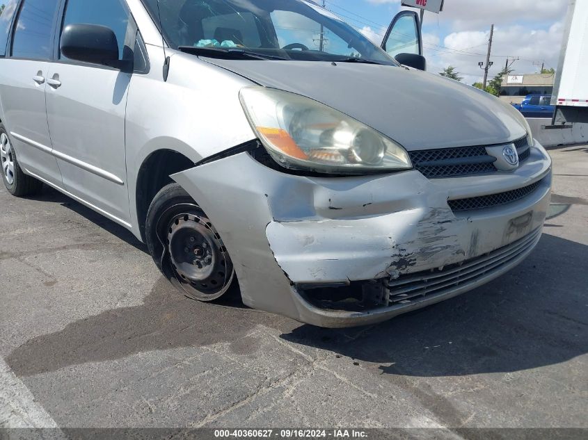 5TDZA23C04S087701 2004 Toyota Sienna Le