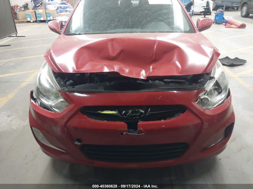 2013 Hyundai Accent Gls VIN: KMHCU4AE6DU446361 Lot: 40360628