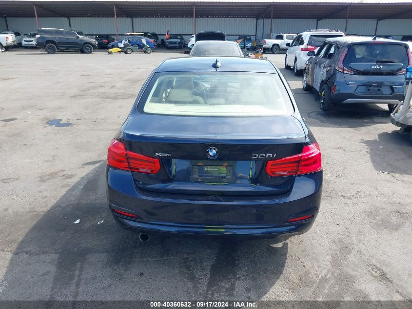 2016 BMW 320I xDrive VIN: WBA8E5G57GNT41585 Lot: 40360632