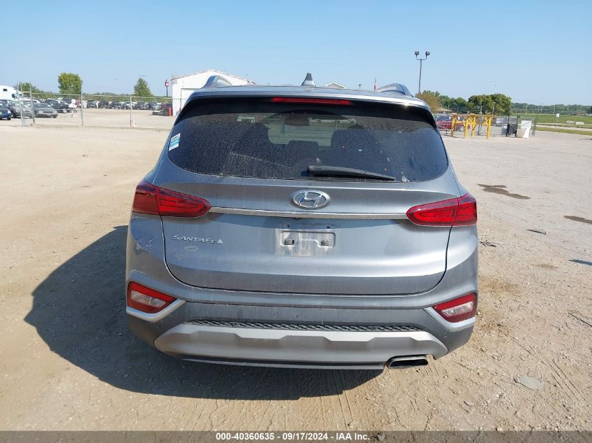 2019 Hyundai Santa Fe Sel Plus VIN: 5NMS33AD2KH062196 Lot: 40360635