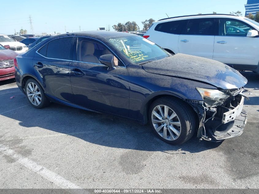 2014 Lexus Is 250 VIN: JTHBF1D27E5013054 Lot: 40360644