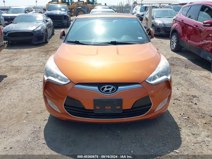 2016 Hyundai Veloster VIN: KMHTC6AD0GU248496 Lot: 40360678