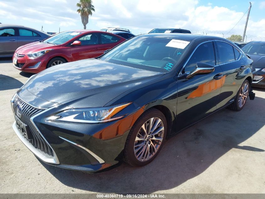 VIN 58ADA1C12MU009682 2021 Lexus ES, 300H no.2