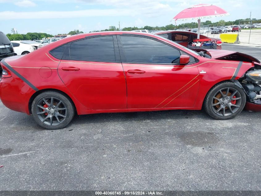 2013 Dodge Dart Sxt VIN: 1C3CDFBA2DD316657 Lot: 40360745