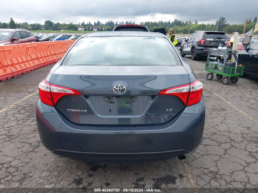 2015 Toyota Corolla Le Plus VIN: 2T1BURHE3FC354255 Lot: 40360750