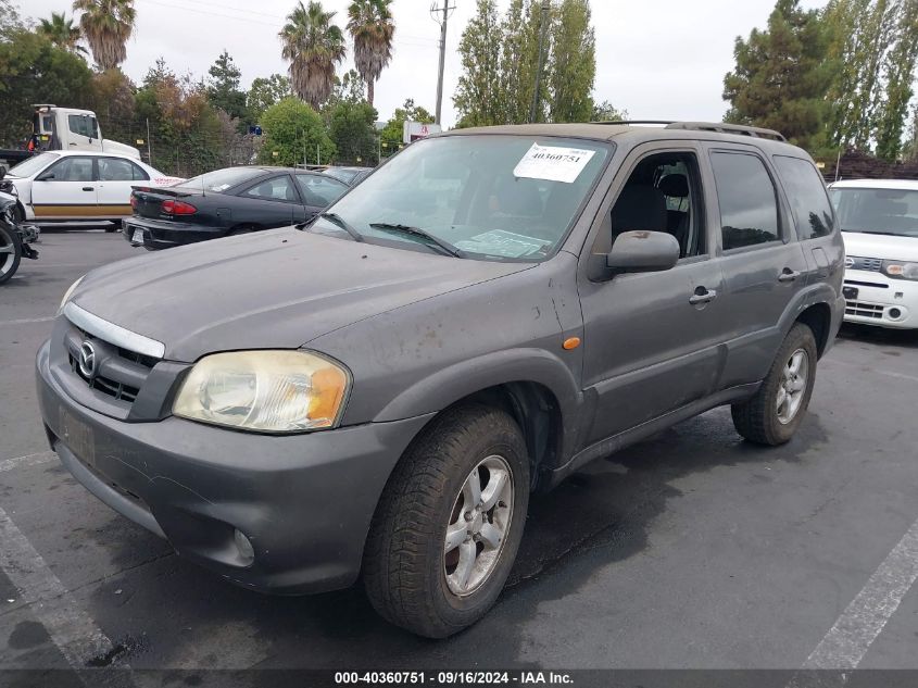 4F2YZ04105KM13267 2005 Mazda Tribute S