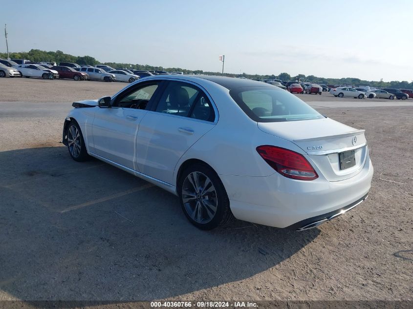 2017 Mercedes-Benz C 300 300 VIN: WDDWF4JB2HR297656 Lot: 40360766