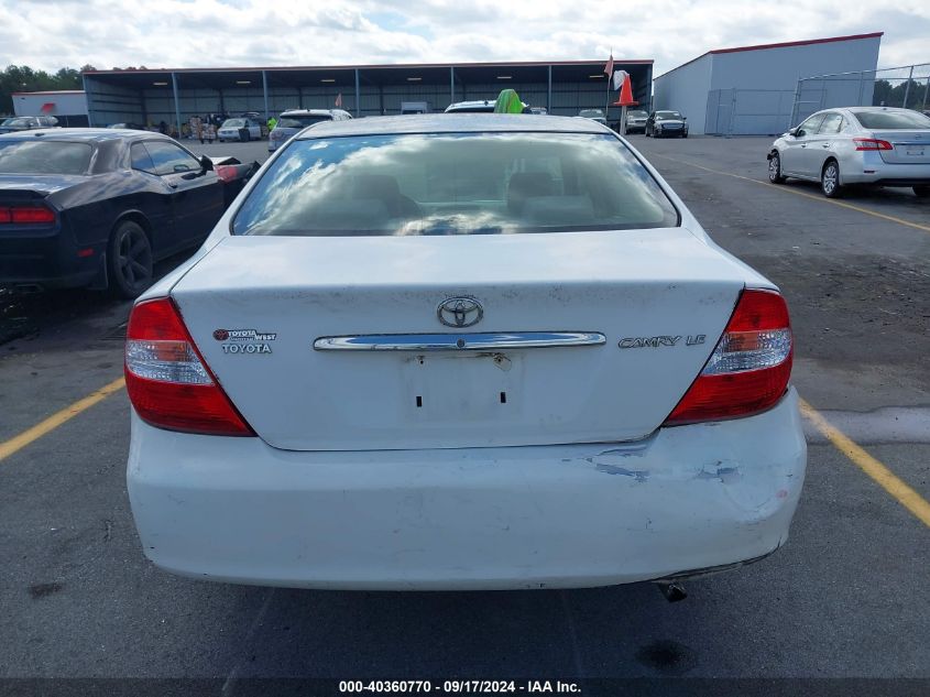 4T1BE32KX3U187203 2003 Toyota Camry Le