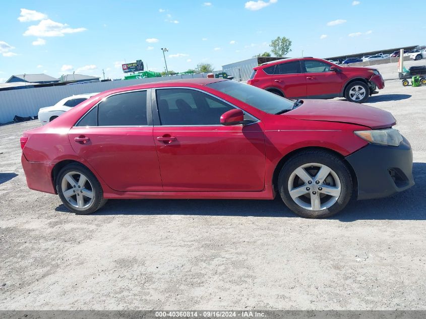 2013 Toyota Camry Se VIN: 4T1BF1FK7DU657300 Lot: 40360814