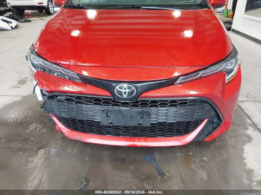 2019 Toyota Corolla Se VIN: JTNK4RBE0K3063221 Lot: 40360832