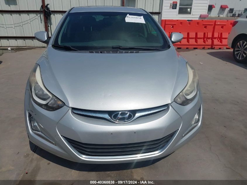 2014 Hyundai Elantra Se VIN: KMHDH4AE2EU210509 Lot: 40360838