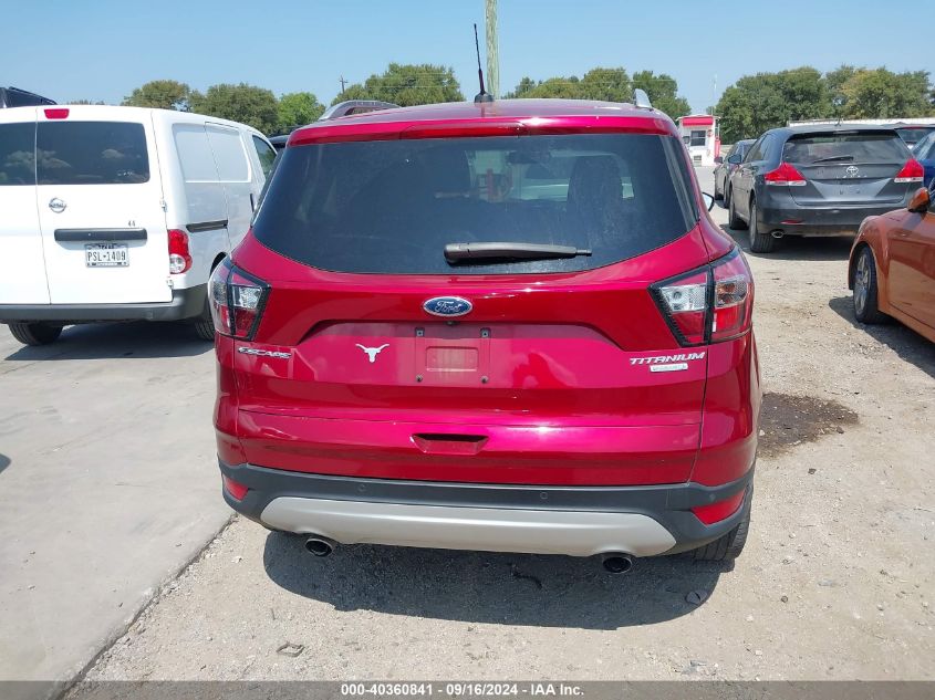 2017 Ford Escape Titanium VIN: 1FMCU0J92HUD42774 Lot: 40360841