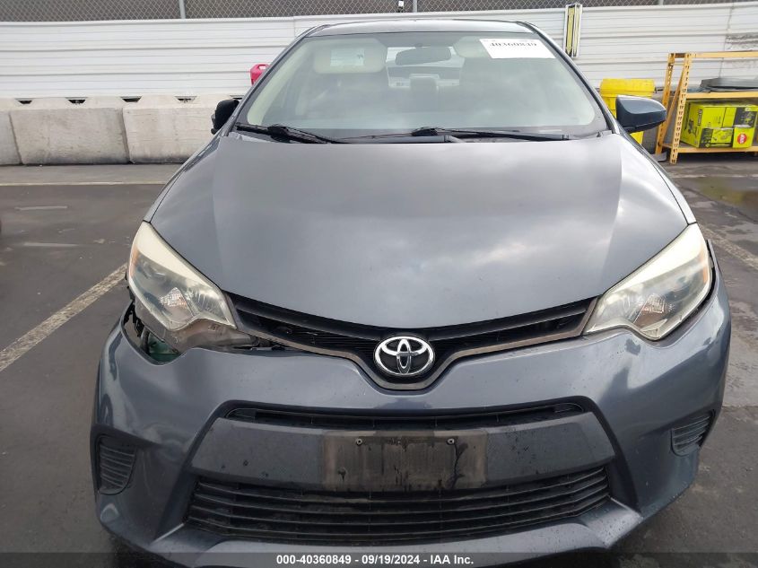 2014 Toyota Corolla Le VIN: 5YFBURHE1EP177672 Lot: 40360849