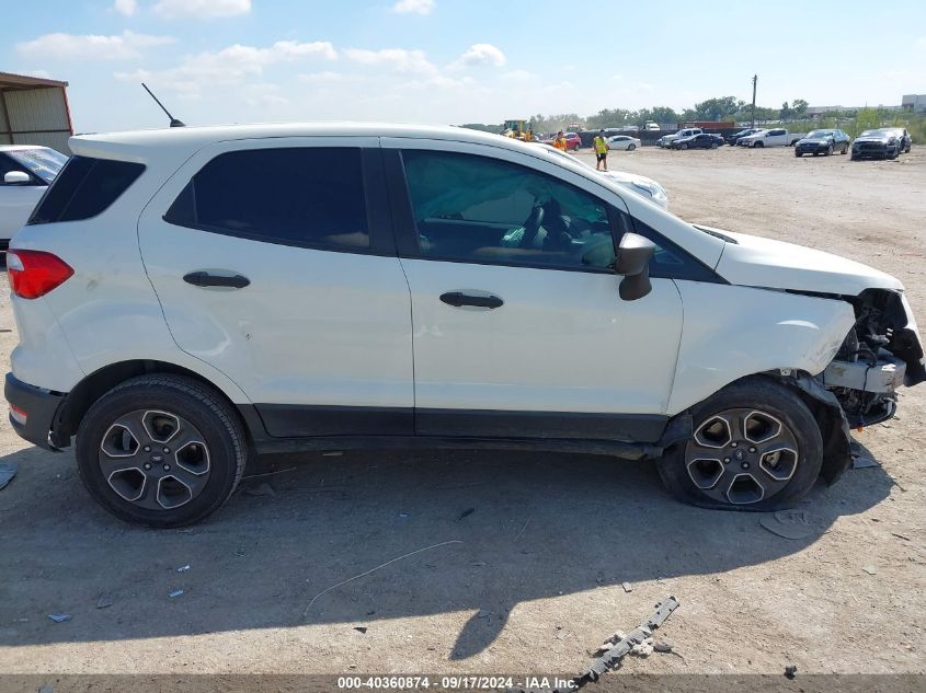 2019 Ford Ecosport S VIN: MAJ3S2FE4KC278445 Lot: 40360874