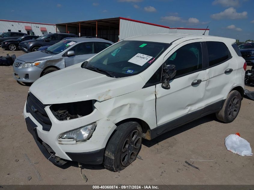 MAJ3S2FE4KC278445 2019 Ford Ecosport S