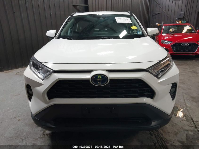 2020 Toyota Rav4 Hybrid Xle VIN: 2T3RWRFV1LW063475 Lot: 40360876