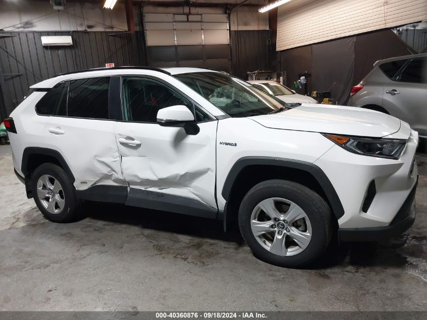 2020 Toyota Rav4 Hybrid Xle VIN: 2T3RWRFV1LW063475 Lot: 40360876